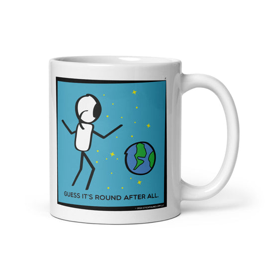 Funny Stick Figure Astronaut Mug - #1