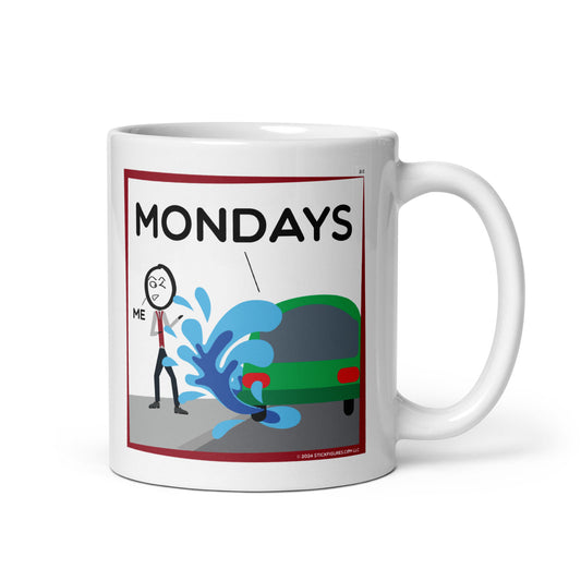 Mondays - Stick Figure Mug - #4